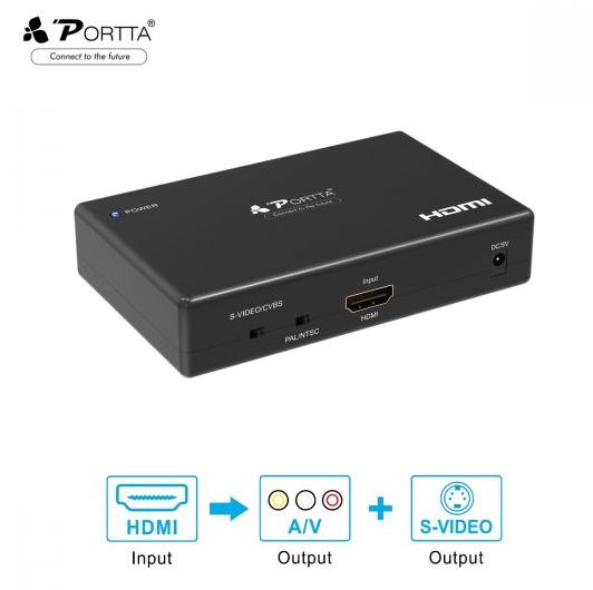 Portta® HDMI™ to Composite/S-video Converter (BN3CHCS) – 華輝 WECL STEM